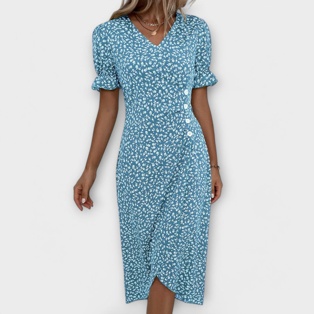 Berlin - Elegant Women's Floral Dress