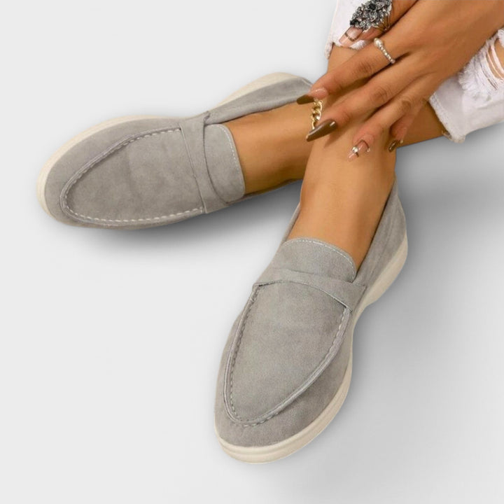 Elegant Women's Suede Loafers