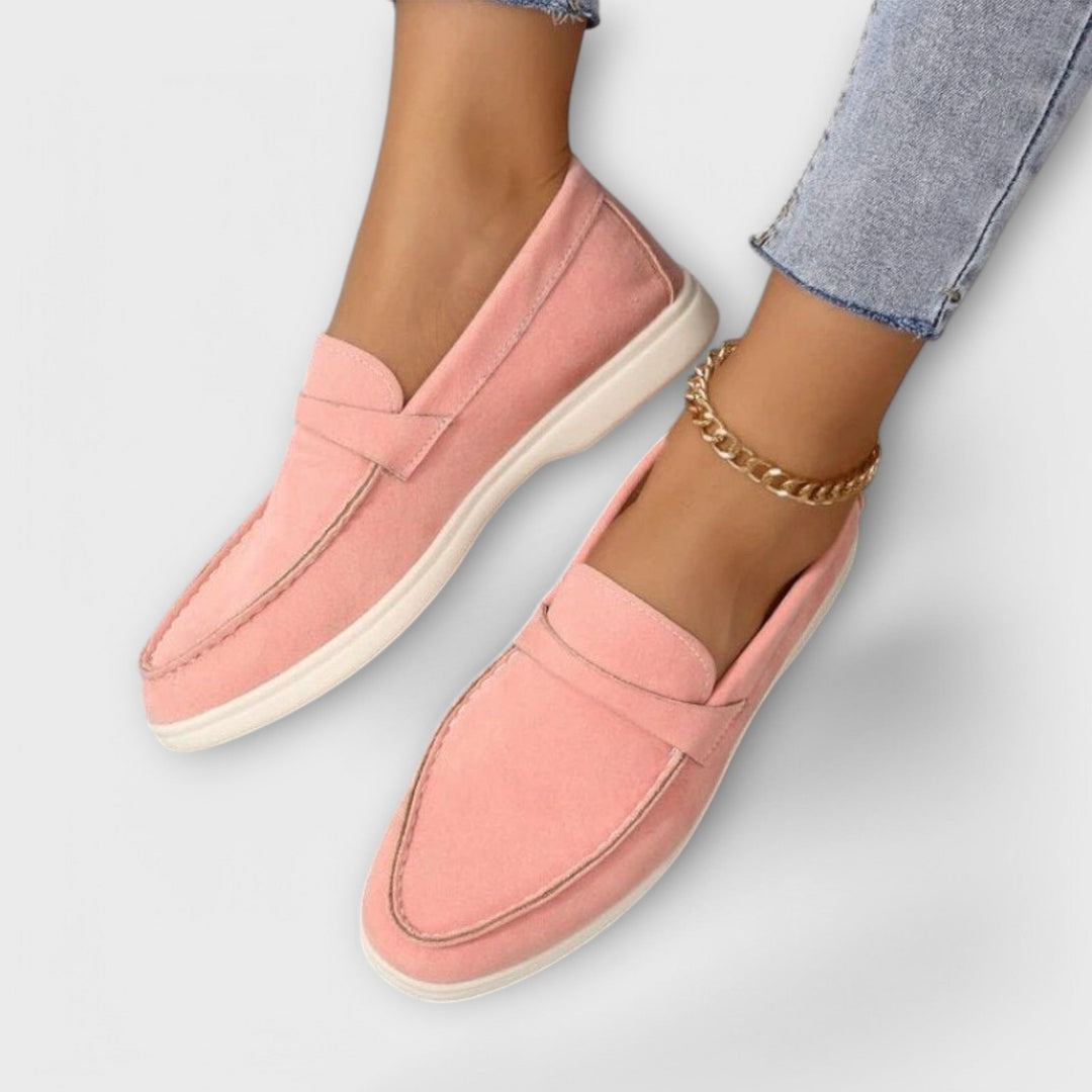 Elegant Women's Suede Loafers