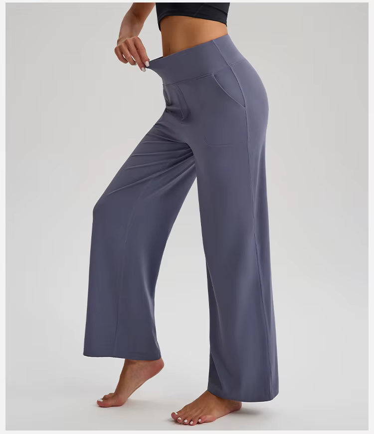 Lacy | High Waist Wide Pants