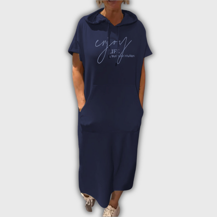 Saskia - Casual Hooded Dress