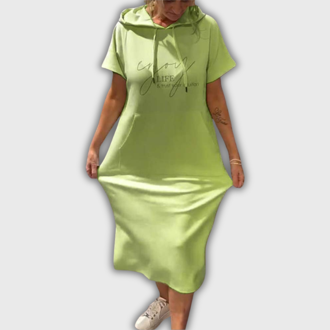 Saskia - Casual Hooded Dress