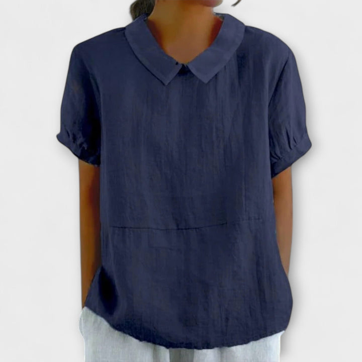 Lia - Short Sleeve Blouse