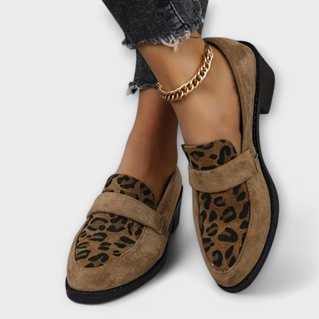Karla – Elegant Women's Shoes with Leopard Print