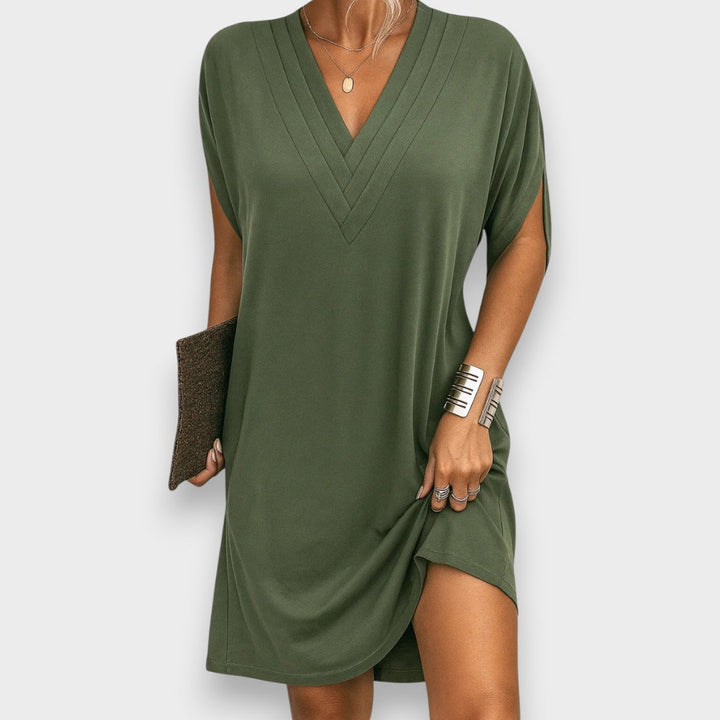 Rachel | V-Neck Casual Mini Dress