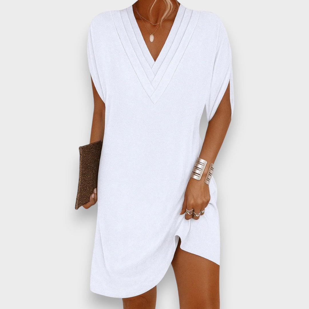 Rachel | V-Neck Casual Mini Dress