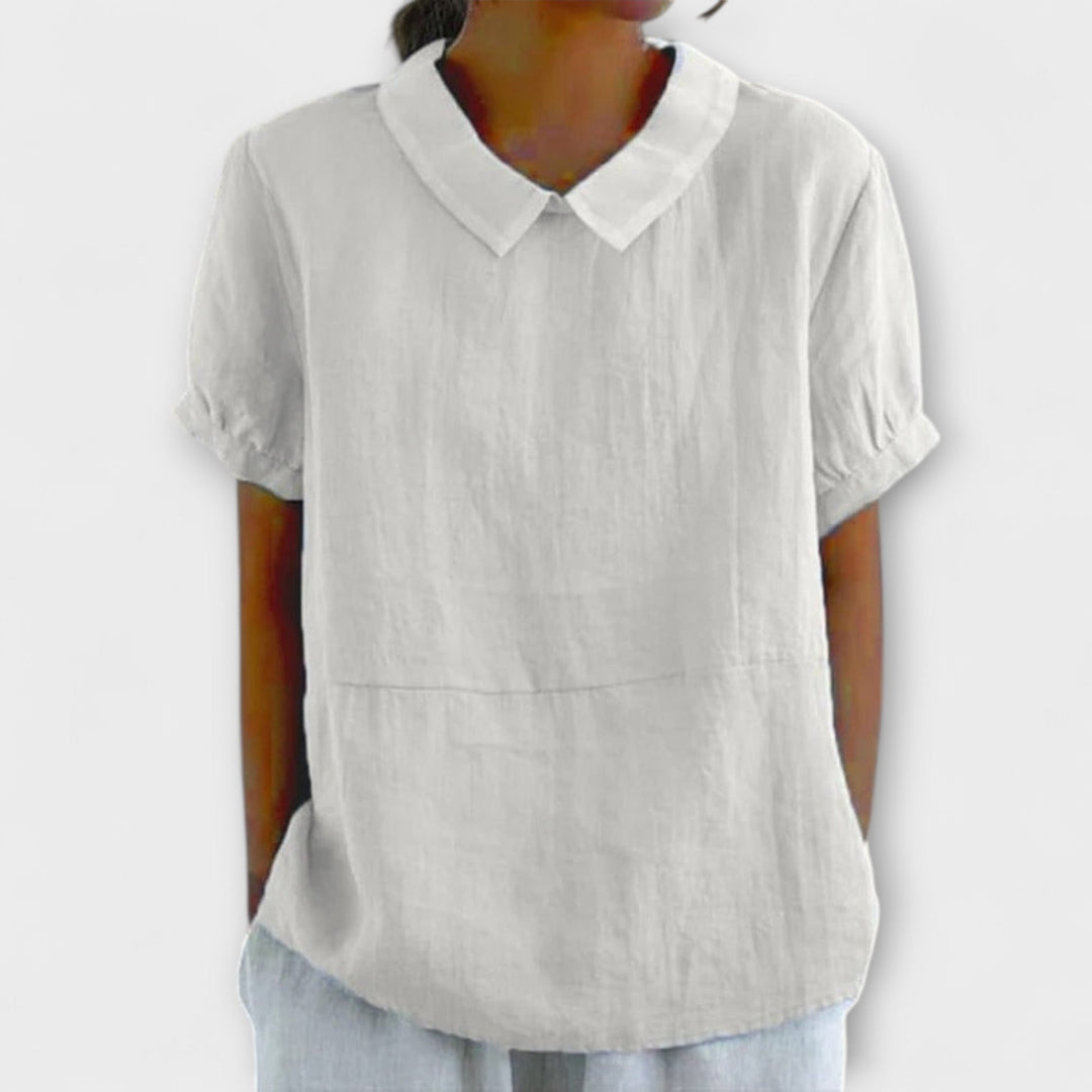 Lia - Short Sleeve Blouse